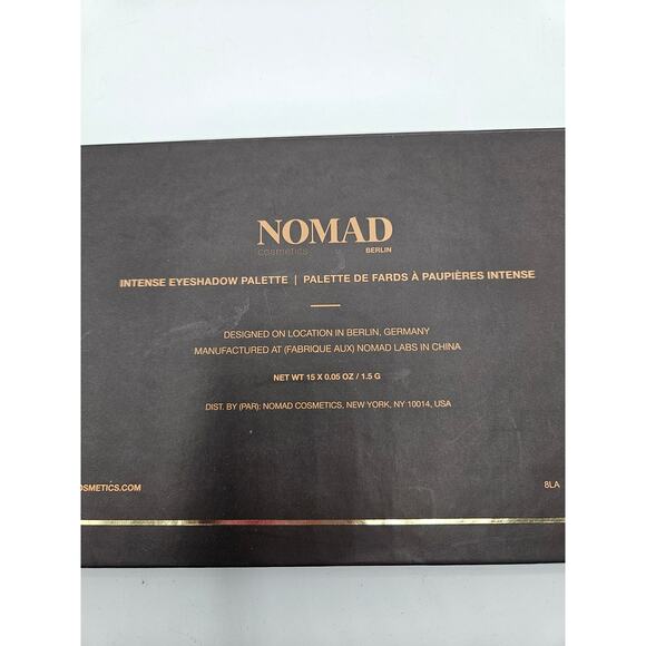 Nomad Cosmetics Berlin Underground EyeShadow‎ Pallete New 15 Shades - Picture 5 of 5